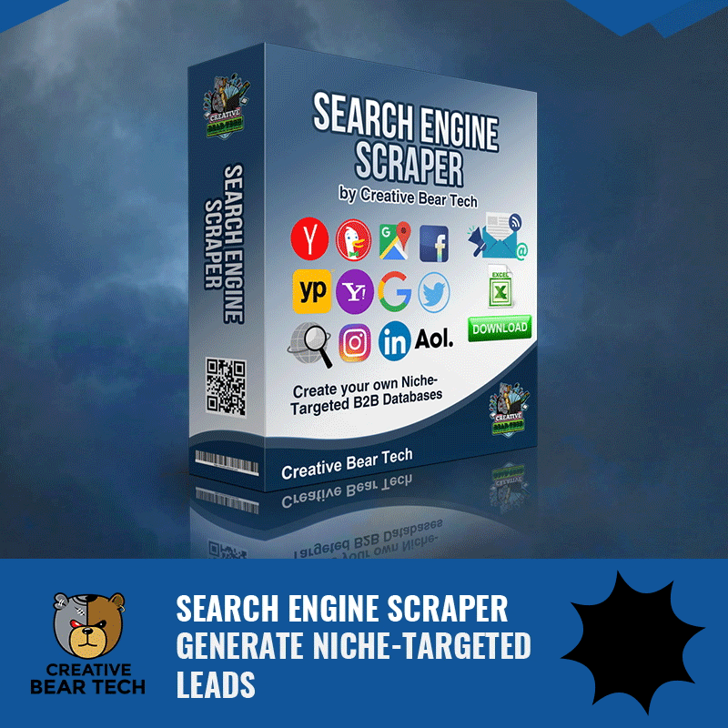 Search Engine Scraper and Email Extractor by Creative Bear Tech